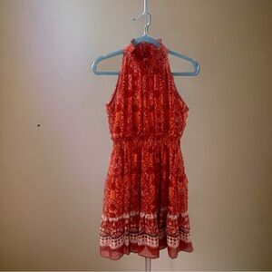 Gold detailed Sunday Dress